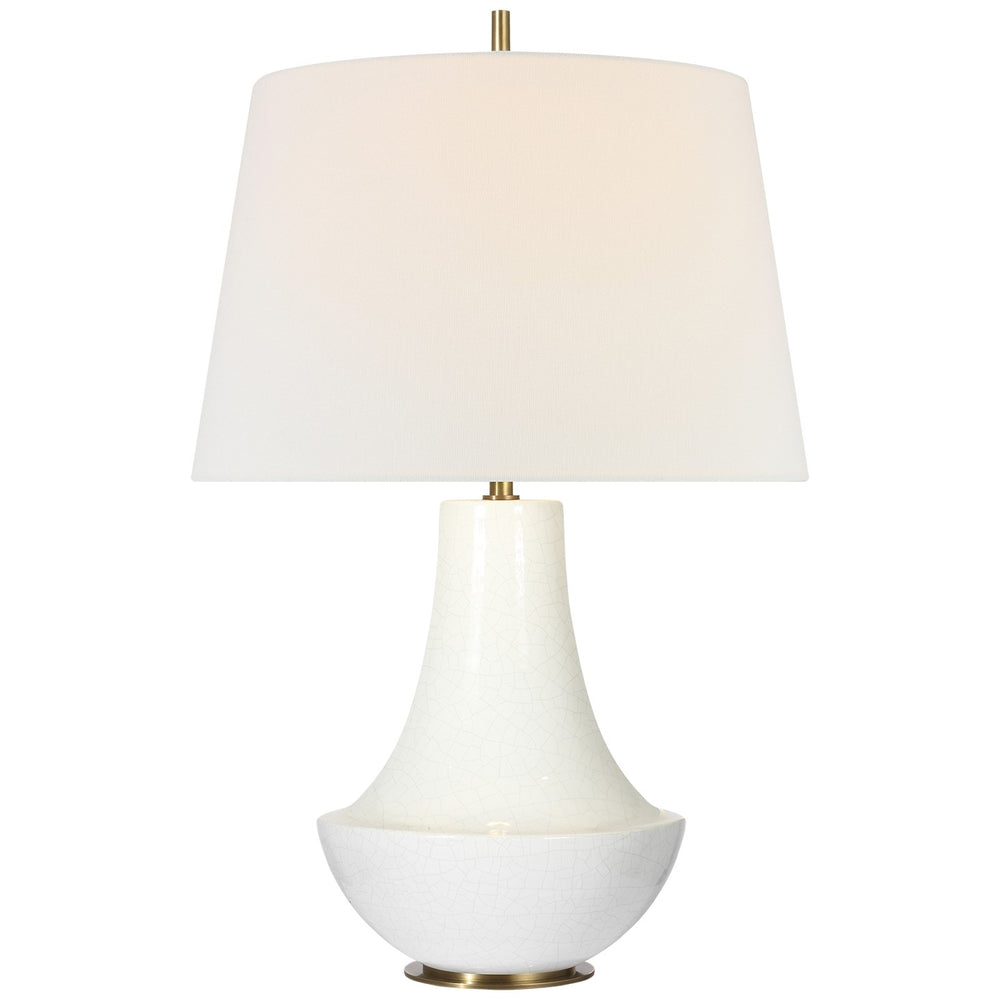Visual Comfort Signature Canada - LED Table Lamp - Kefi - Crackled Ivory- Union Lighting Luminaires Decor