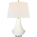 Visual Comfort Signature Canada - LED Table Lamp - Kefi - Crackled Ivory- Union Lighting Luminaires Decor