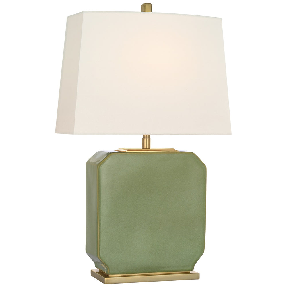 Visual Comfort Signature Canada - LED Table Lamp - Monique - Silk Green- Union Lighting Luminaires Decor