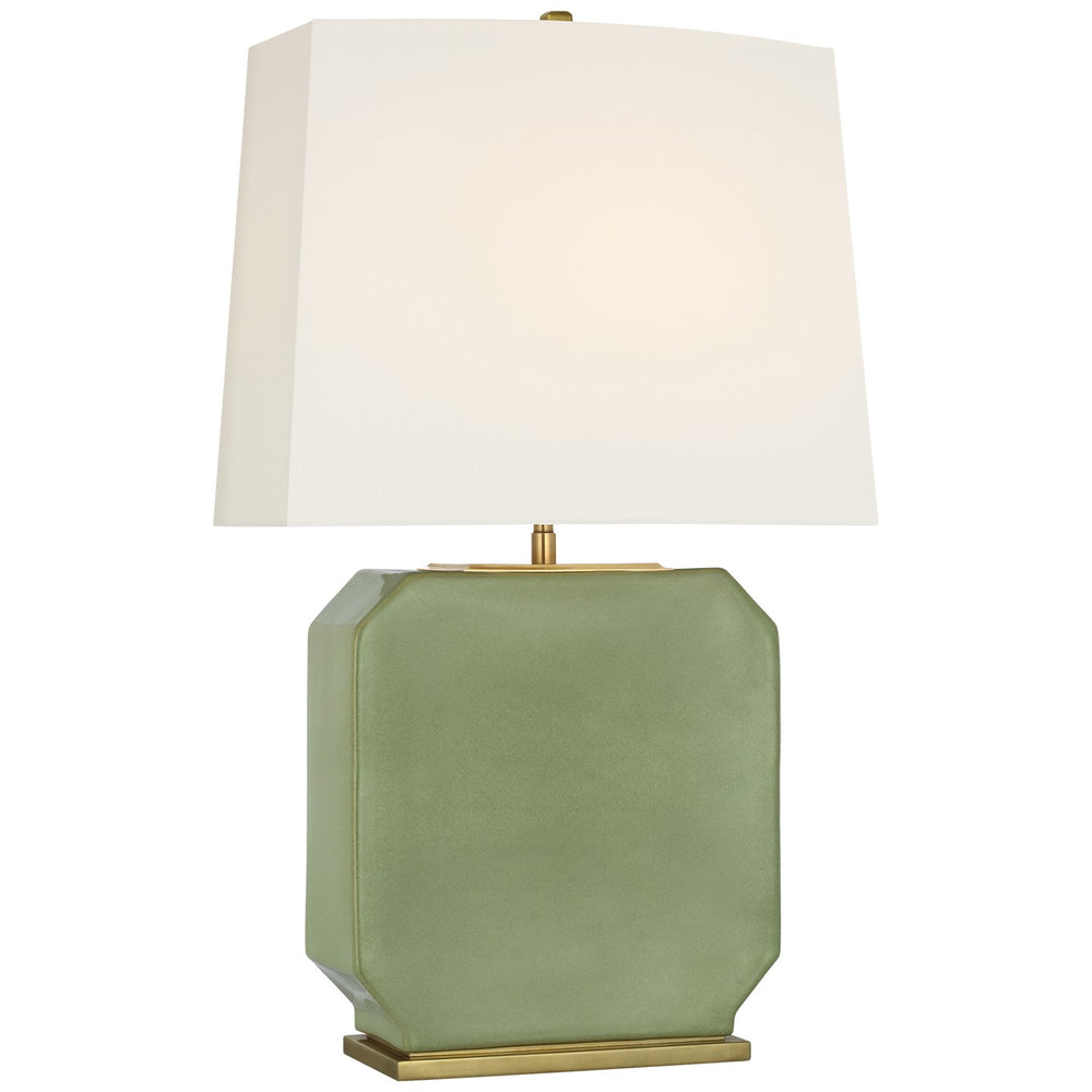 Visual Comfort Signature Canada - LED Table Lamp - Monique - Silk Green- Union Lighting Luminaires Decor