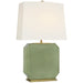 Visual Comfort Signature Canada - LED Table Lamp - Monique - Silk Green- Union Lighting Luminaires Decor