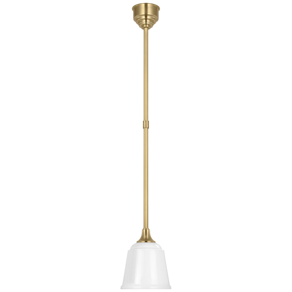 Visual Comfort Signature Canada - LED Pendant - Academy Barn Light - Hand-Rubbed Antique Brass- Union Lighting Luminaires Decor