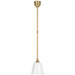 Visual Comfort Signature Canada - LED Pendant - Academy Barn Light - Hand-Rubbed Antique Brass- Union Lighting Luminaires Decor