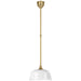 Visual Comfort Signature Canada - LED Pendant - Academy Barn Light - Hand-Rubbed Antique Brass- Union Lighting Luminaires Decor