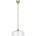 Visual Comfort Signature Canada - LED Pendant - Academy Barn Light - Hand-Rubbed Antique Brass- Union Lighting Luminaires Decor