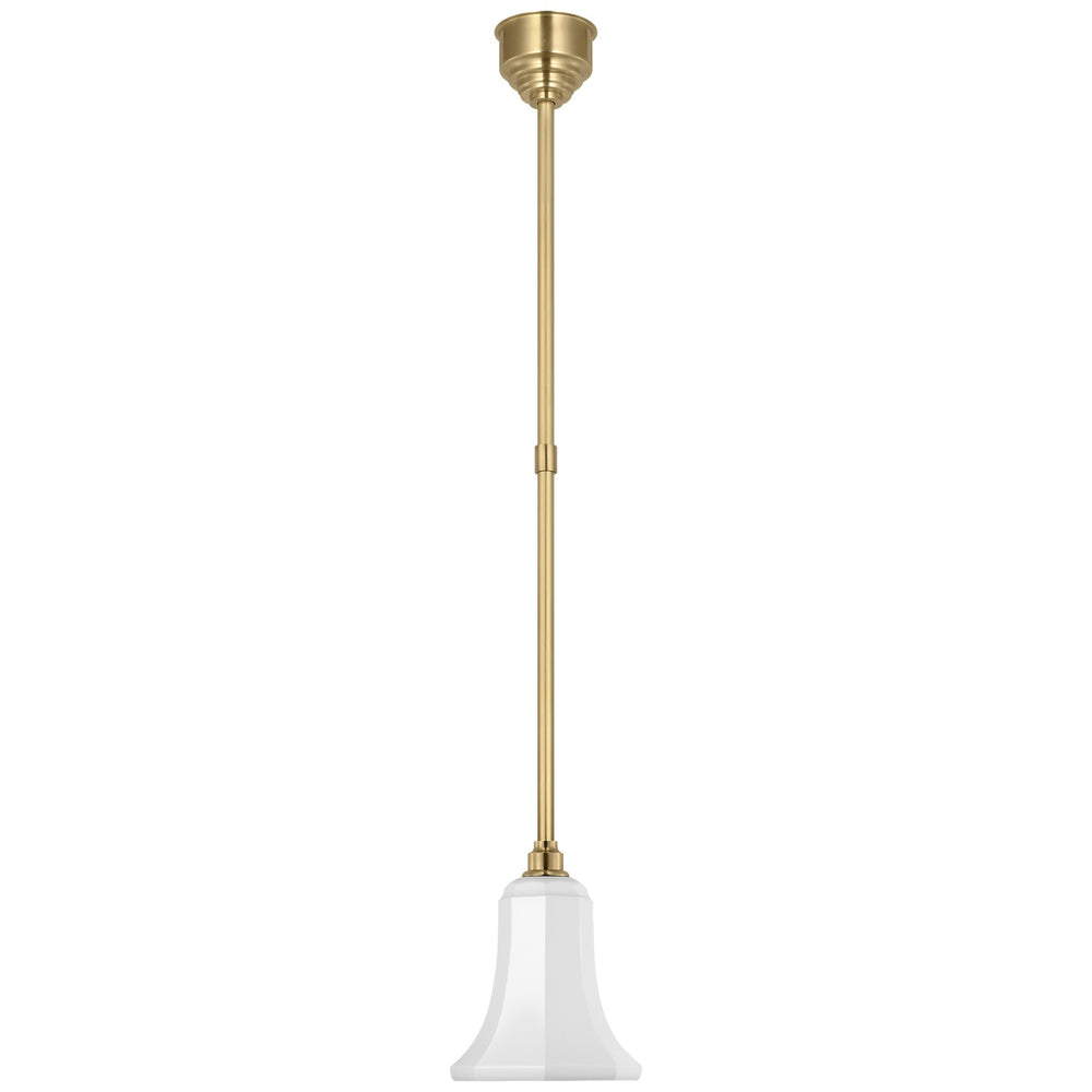 Visual Comfort Signature Canada - LED Pendant - Academy Barn Light - Hand-Rubbed Antique Brass- Union Lighting Luminaires Decor