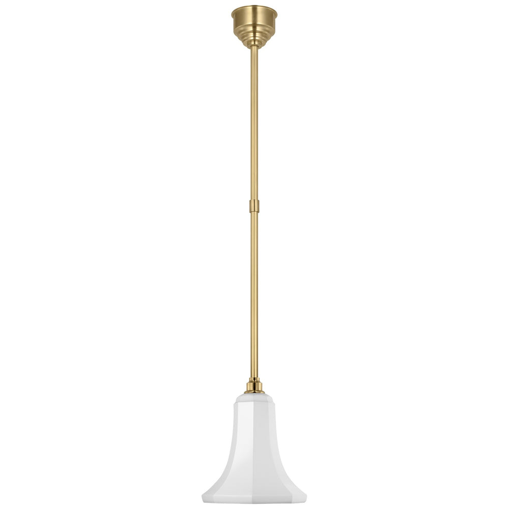 Visual Comfort Signature Canada - LED Pendant - Academy Barn Light - Hand-Rubbed Antique Brass- Union Lighting Luminaires Decor