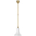 Visual Comfort Signature Canada - LED Pendant - Academy Barn Light - Hand-Rubbed Antique Brass- Union Lighting Luminaires Decor