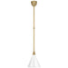 Visual Comfort Signature Canada - LED Pendant - Academy Barn Light - Hand-Rubbed Antique Brass- Union Lighting Luminaires Decor