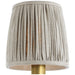 Visual Comfort Signature Canada - Shade - Clip - Pleated Natural Linen- Union Lighting Luminaires Decor