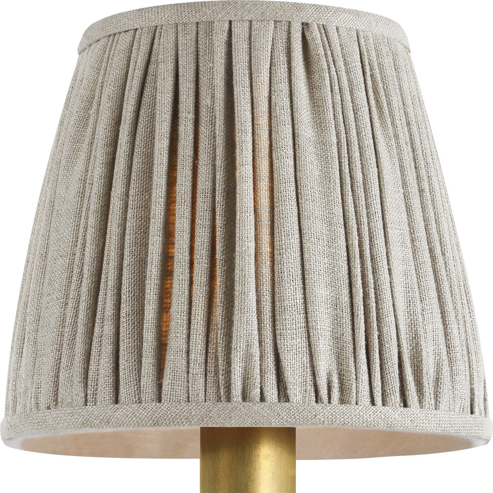 Visual Comfort Signature Canada - Shade - Clip - Pleated Natural Linen- Union Lighting Luminaires Decor