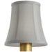 Visual Comfort Signature Canada - Shade - Clip - Mist Silk Bell Empire- Union Lighting Luminaires Decor