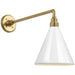 Visual Comfort Signature Canada - LED Barn Light - Academy Barn Light - Hand-Rubbed Antique Brass- Union Lighting Luminaires Decor