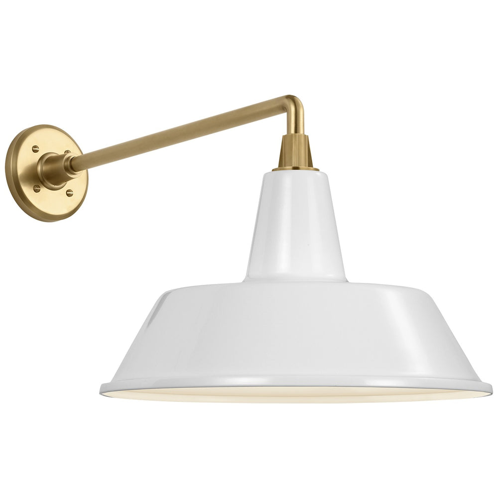 Visual Comfort Signature Canada - LED Barn Light - Academy Barn Light - Hand-Rubbed Antique Brass- Union Lighting Luminaires Decor