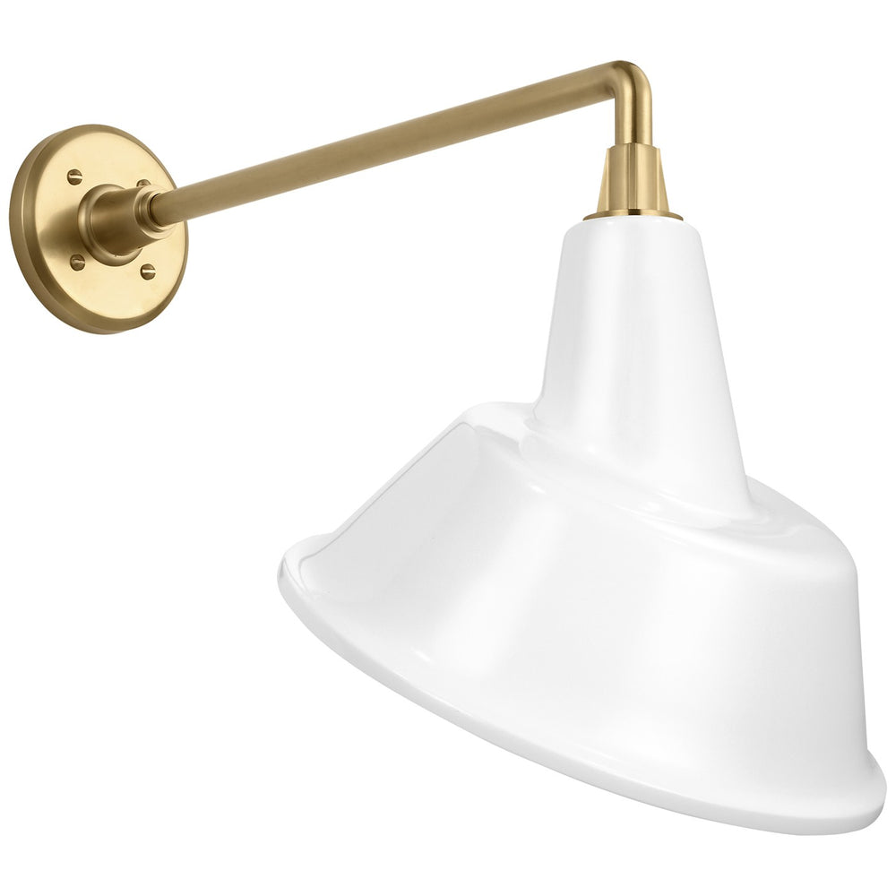 Visual Comfort Signature Canada - LED Barn Light - Academy Barn Light - Hand-Rubbed Antique Brass- Union Lighting Luminaires Decor