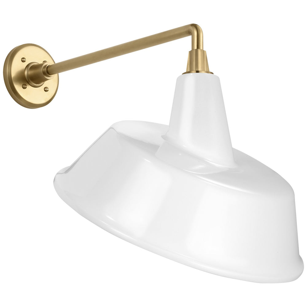 Visual Comfort Signature Canada - LED Barn Light - Academy Barn Light - Hand-Rubbed Antique Brass- Union Lighting Luminaires Decor