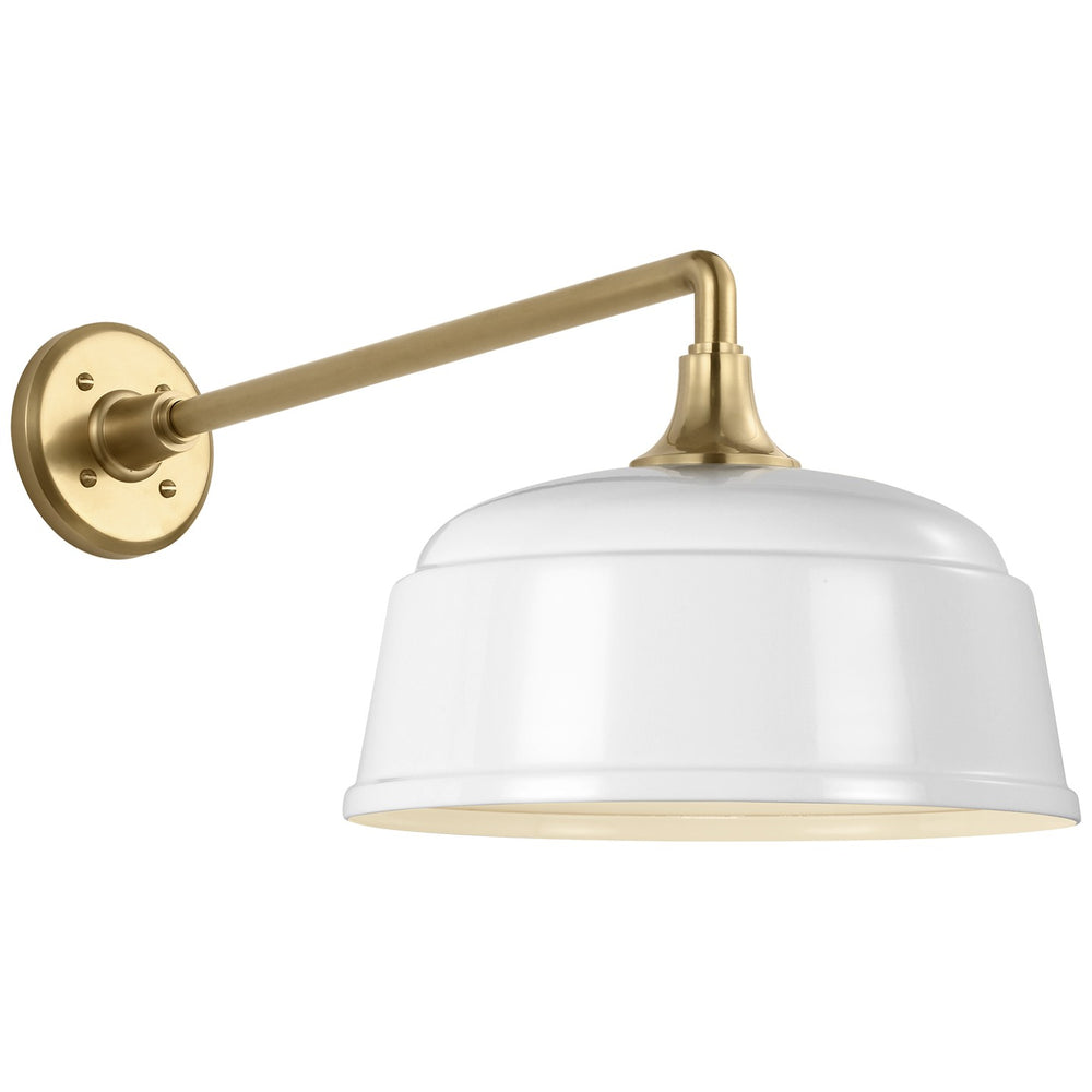 Visual Comfort Signature Canada - LED Barn Light - Academy Barn Light - Hand-Rubbed Antique Brass- Union Lighting Luminaires Decor