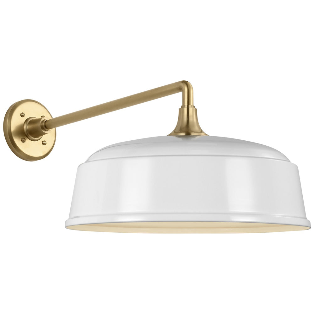 Visual Comfort Signature Canada - LED Barn Light - Academy Barn Light - Hand-Rubbed Antique Brass- Union Lighting Luminaires Decor