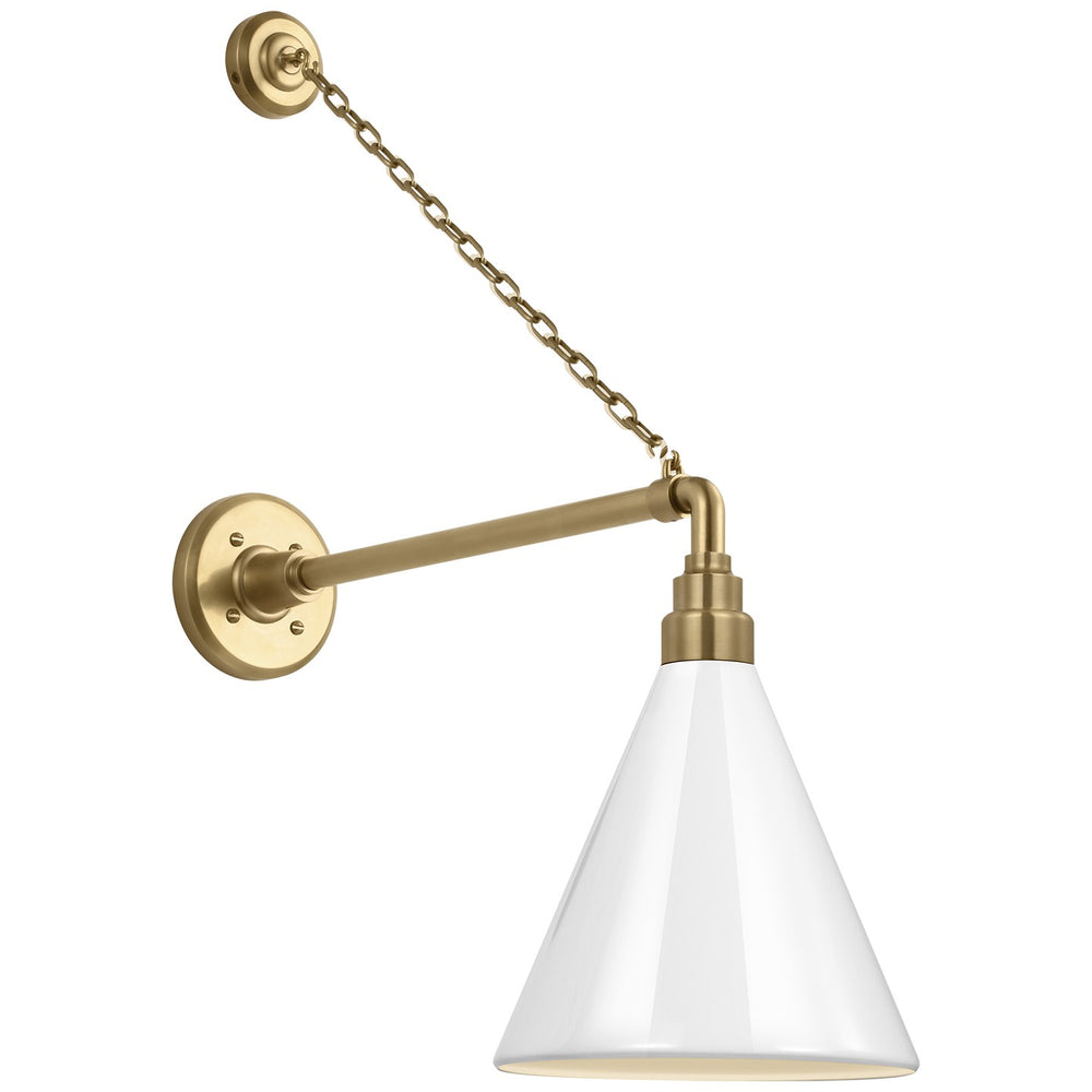 Visual Comfort Signature Canada - LED Barn Light - Academy Barn Light - Hand-Rubbed Antique Brass- Union Lighting Luminaires Decor