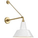 Visual Comfort Signature Canada - LED Barn Light - Academy Barn Light - Hand-Rubbed Antique Brass- Union Lighting Luminaires Decor