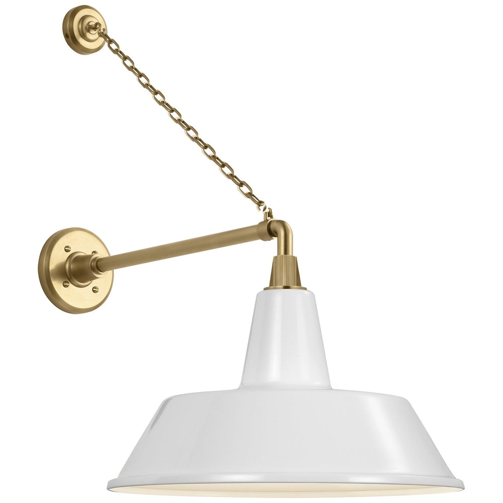 Visual Comfort Signature Canada - LED Barn Light - Academy Barn Light - Hand-Rubbed Antique Brass- Union Lighting Luminaires Decor