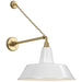 Visual Comfort Signature Canada - LED Barn Light - Academy Barn Light - Hand-Rubbed Antique Brass- Union Lighting Luminaires Decor