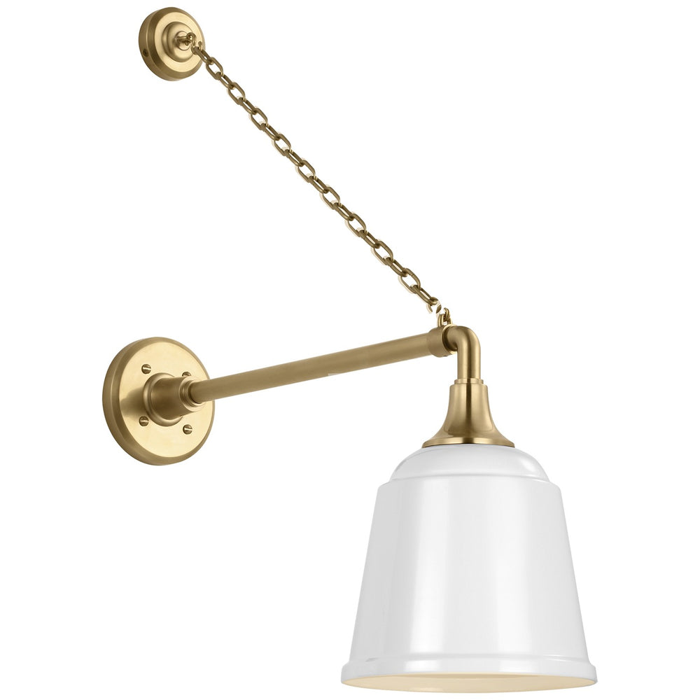 Visual Comfort Signature Canada - LED Barn Light - Academy Barn Light - Hand-Rubbed Antique Brass- Union Lighting Luminaires Decor