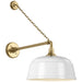 Visual Comfort Signature Canada - LED Barn Light - Academy Barn Light - Hand-Rubbed Antique Brass- Union Lighting Luminaires Decor
