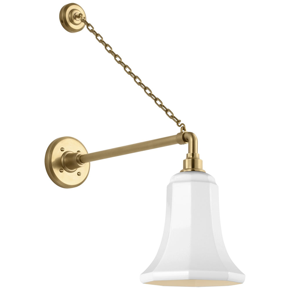 Visual Comfort Signature Canada - LED Barn Light - Academy Barn Light - Hand-Rubbed Antique Brass- Union Lighting Luminaires Decor