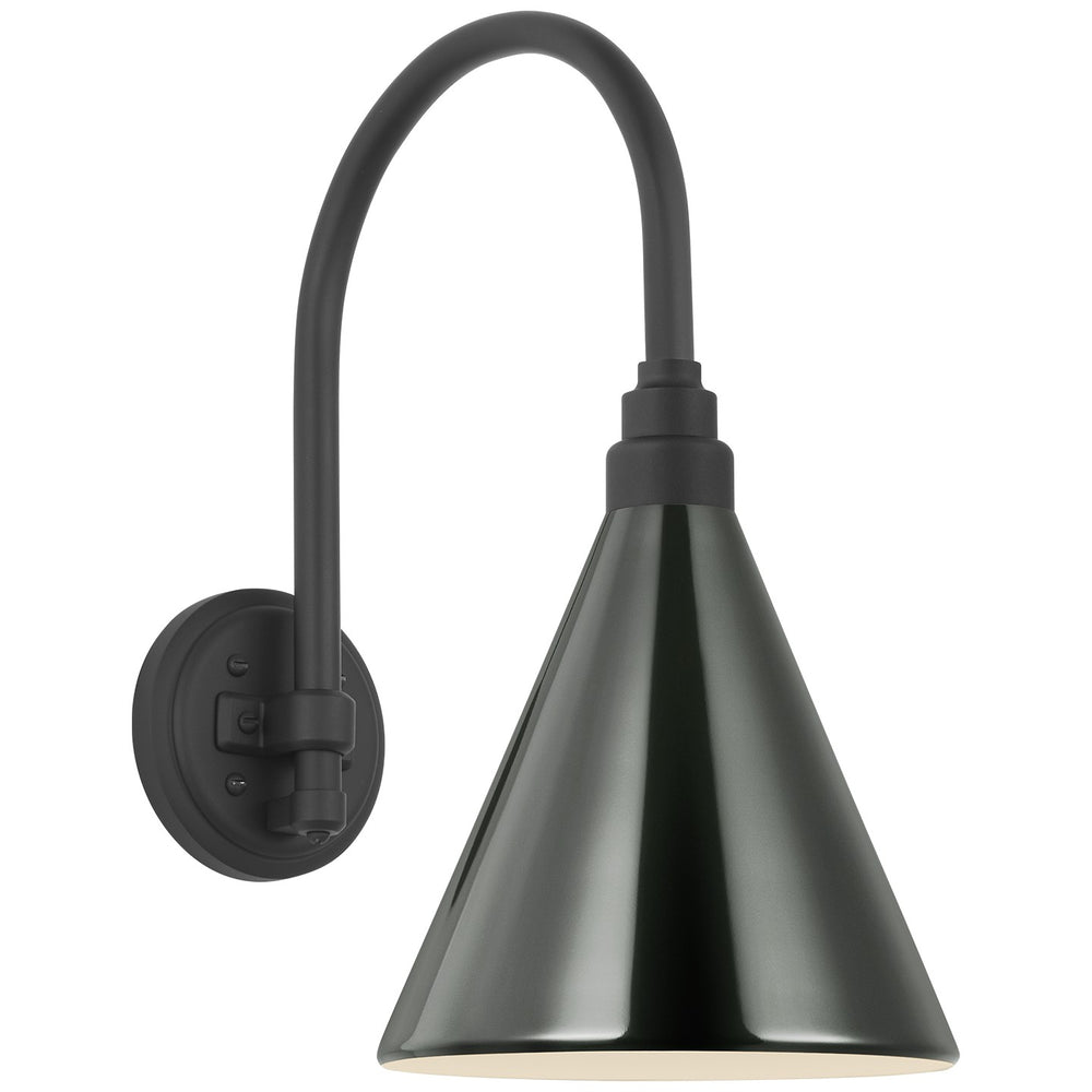 Visual Comfort Signature Canada - LED Barn Light - Academy Barn Light - Matte Black- Union Lighting Luminaires Decor