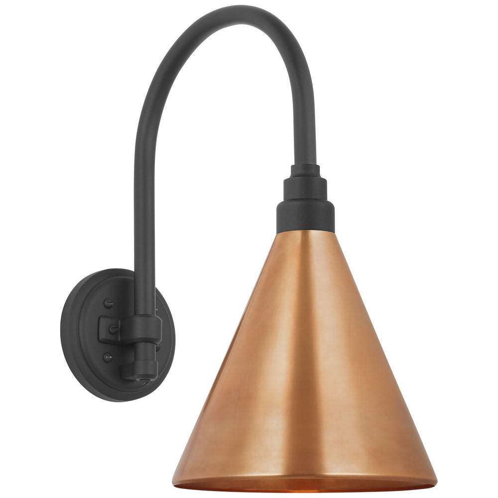 Visual Comfort Signature Canada - LED Barn Light - Academy Barn Light - Matte Black- Union Lighting Luminaires Decor
