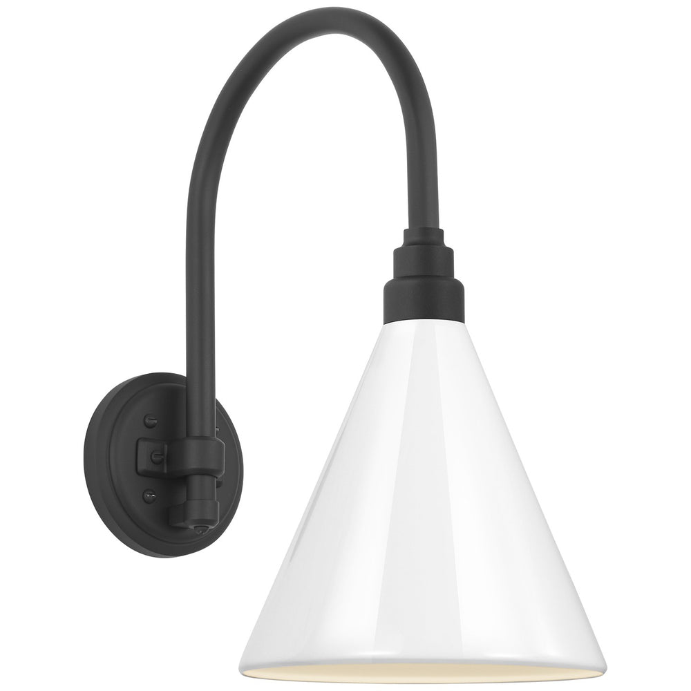Visual Comfort Signature Canada - LED Barn Light - Academy Barn Light - Matte Black- Union Lighting Luminaires Decor