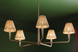 Kichler Canada - Five Light Chandelier - Bekah - Champagne Bronze- Union Lighting Luminaires Decor