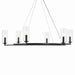 Kichler Canada - Six Light Chandelier - Harpin - Black- Union Lighting Luminaires Decor
