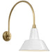 Visual Comfort Signature Canada - LED Barn Light - Academy Barn Light - Hand-Rubbed Antique Brass- Union Lighting Luminaires Decor