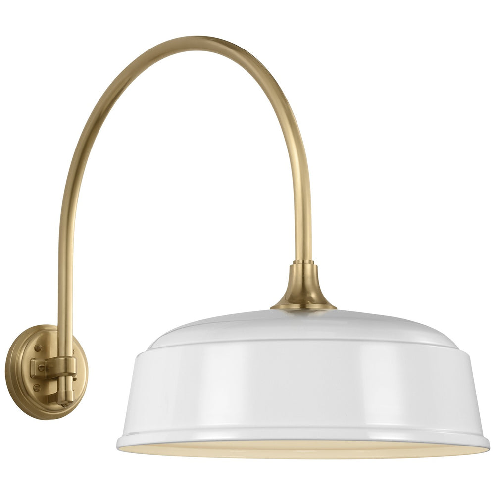 Visual Comfort Signature Canada - LED Barn Light - Academy Barn Light - Hand-Rubbed Antique Brass- Union Lighting Luminaires Decor