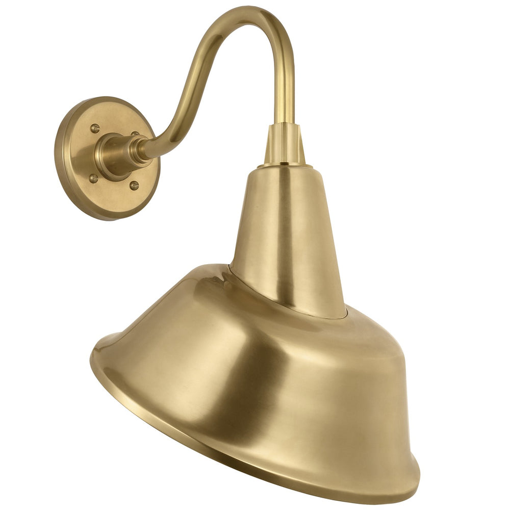 Visual Comfort Signature Canada - LED Barn Light - Academy Barn Light - Hand-Rubbed Antique Brass- Union Lighting Luminaires Decor