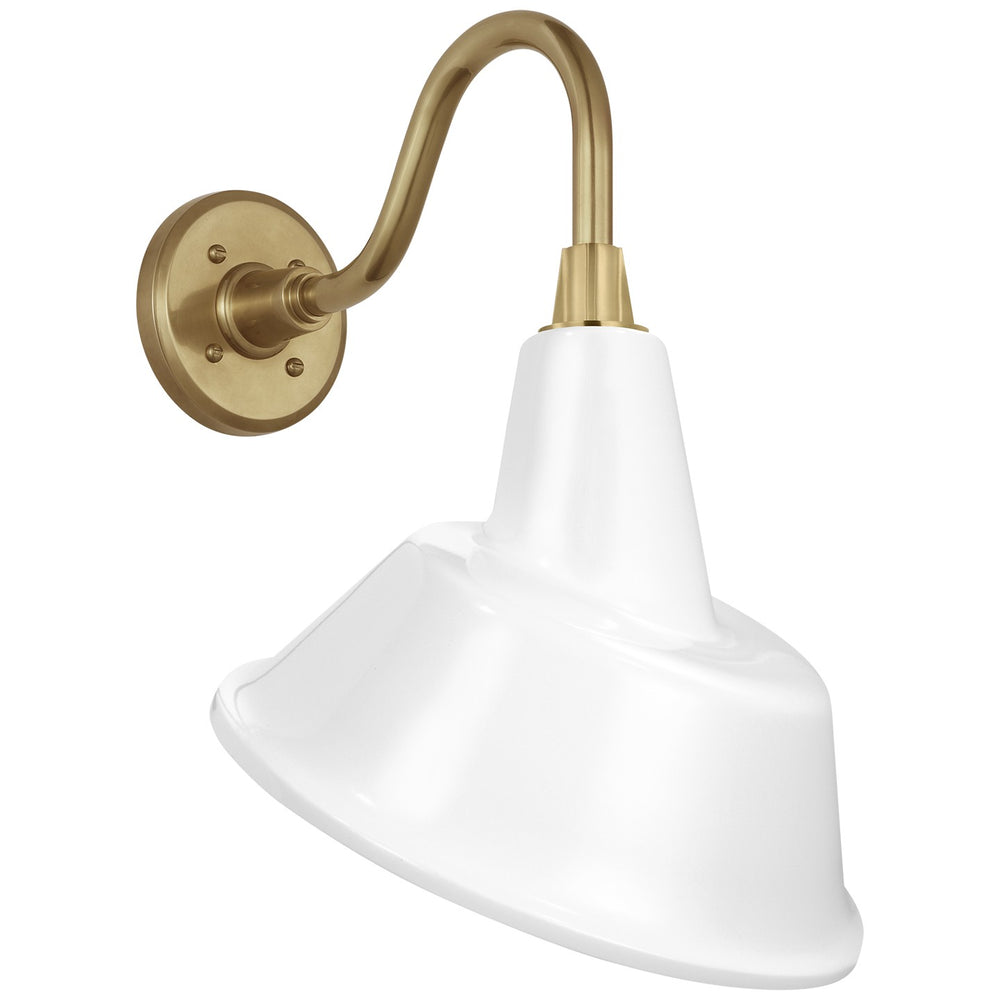 Visual Comfort Signature Canada - LED Barn Light - Academy Barn Light - Hand-Rubbed Antique Brass- Union Lighting Luminaires Decor