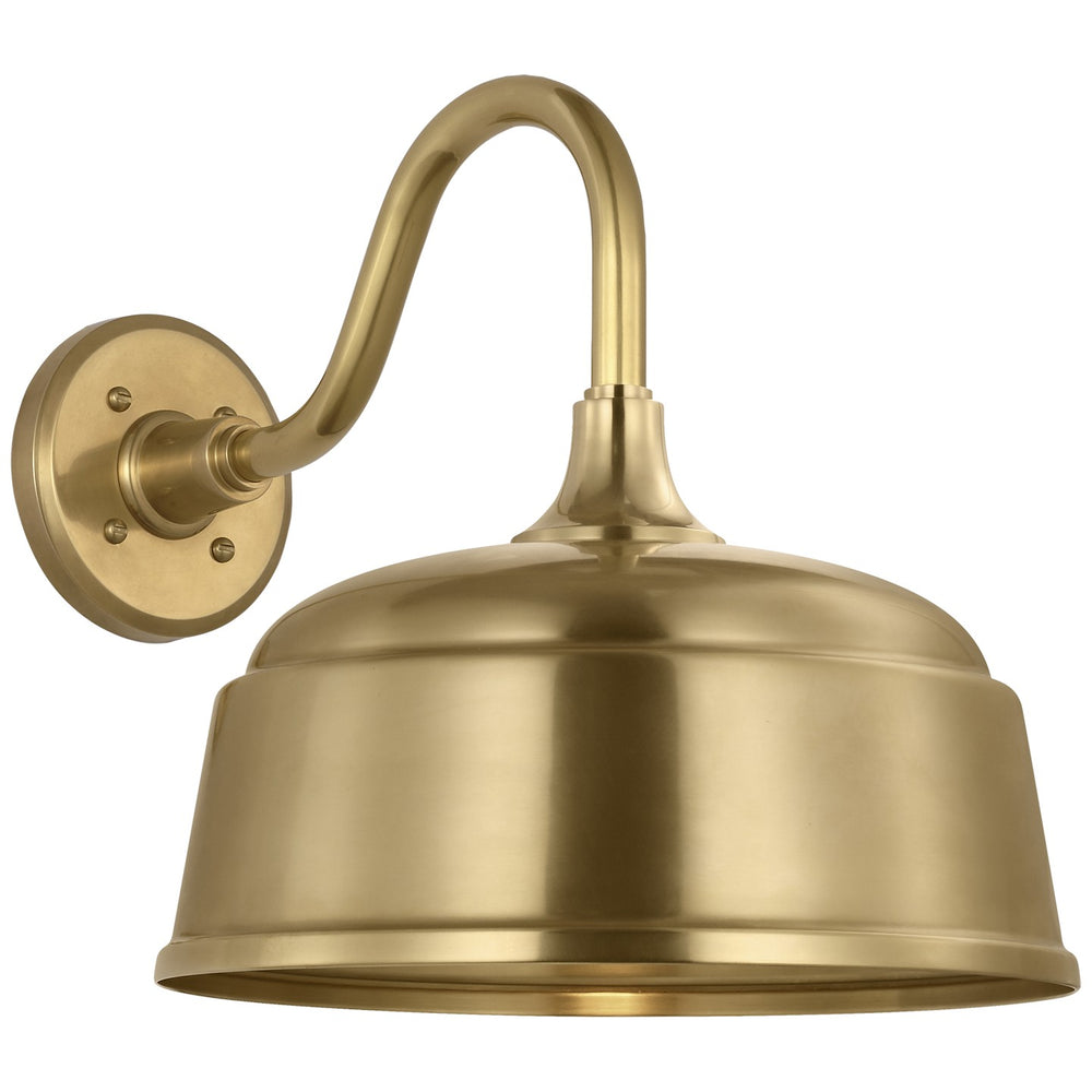 Visual Comfort Signature Canada - LED Barn Light - Academy Barn Light - Hand-Rubbed Antique Brass- Union Lighting Luminaires Decor