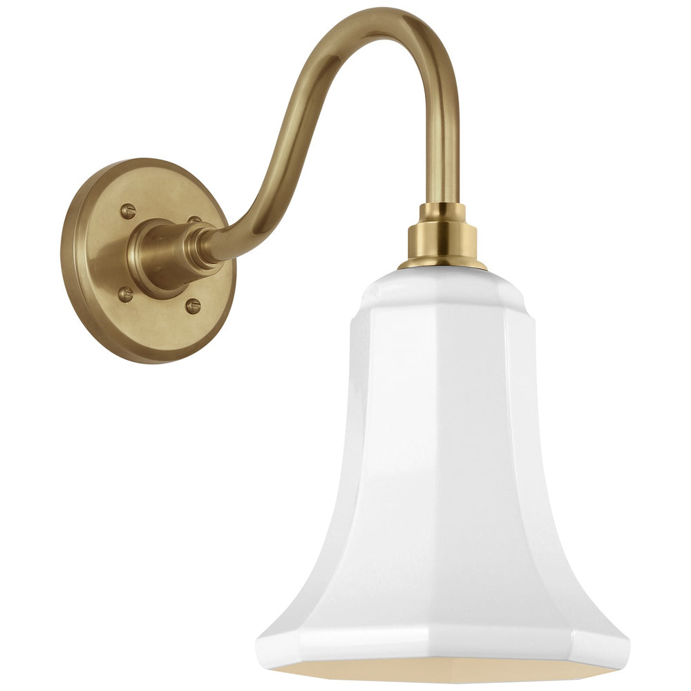 Visual Comfort Signature Canada - LED Barn Light - Academy Barn Light - Hand-Rubbed Antique Brass- Union Lighting Luminaires Decor