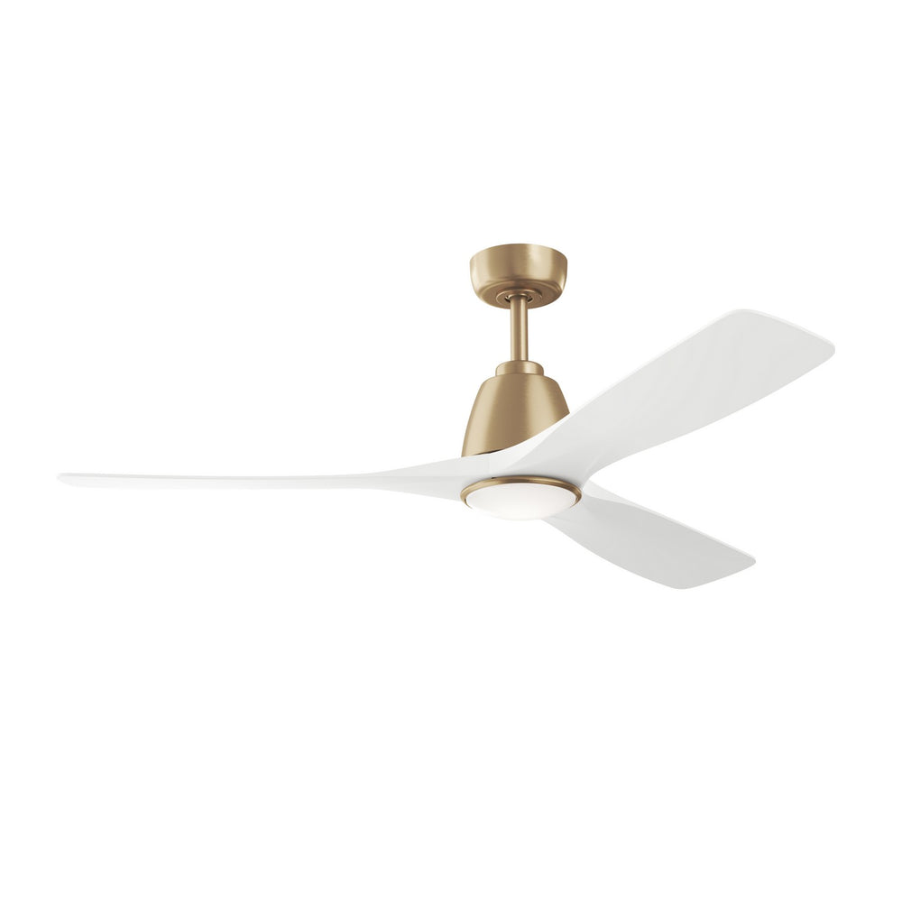Kichler Canada - 54" Ceiling Fan - Volos II - Champagne Bronze- Union Lighting Luminaires Decor