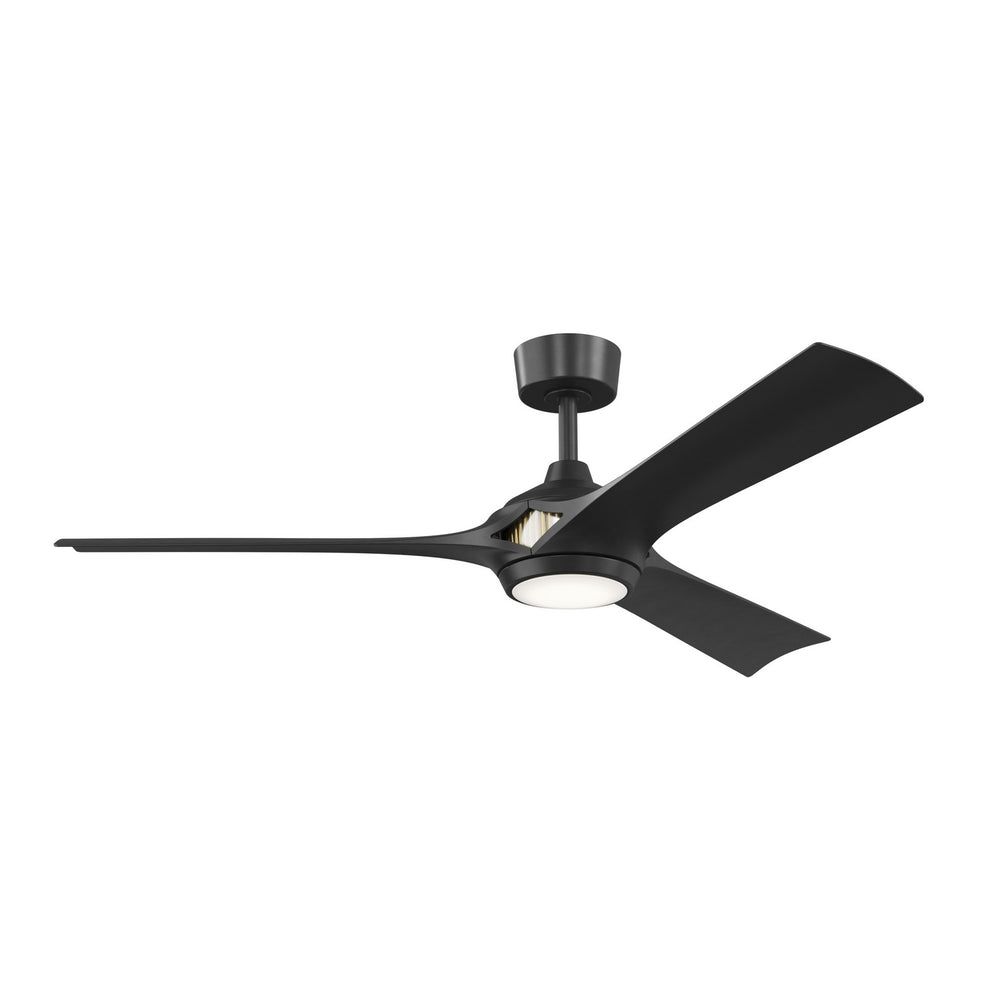 Kichler Canada - 56" Ceiling Fan - Veetra - Matte Black- Union Lighting Luminaires Decor