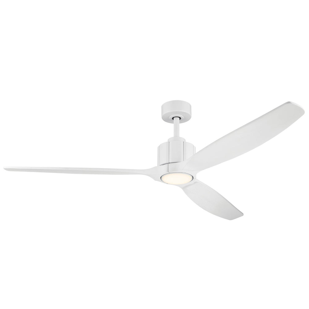 Kichler Canada - 60" Ceiling Fan - Calyx - Matte White- Union Lighting Luminaires Decor
