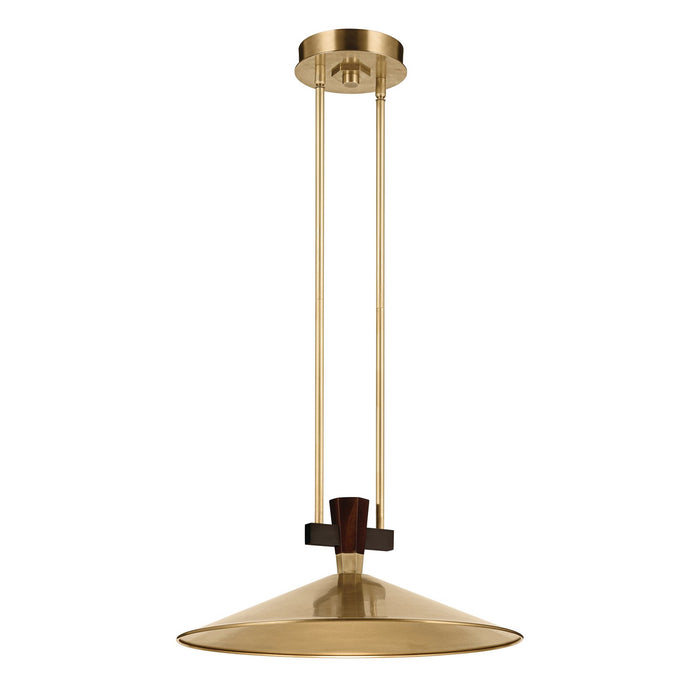 Kichler Canada - LED Pendant - Tenon - Lacquered Brass- Union Lighting Luminaires Decor