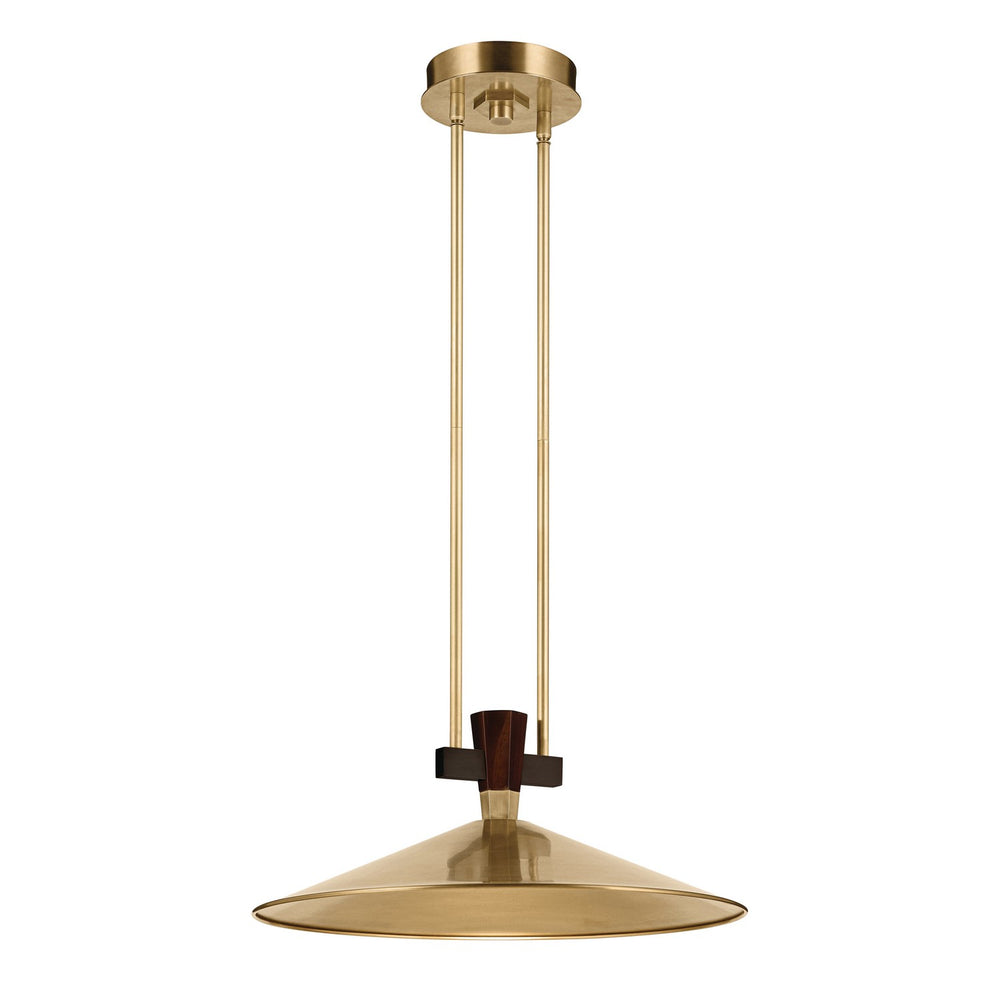 Kichler Canada - LED Pendant - Tenon - Lacquered Brass- Union Lighting Luminaires Decor