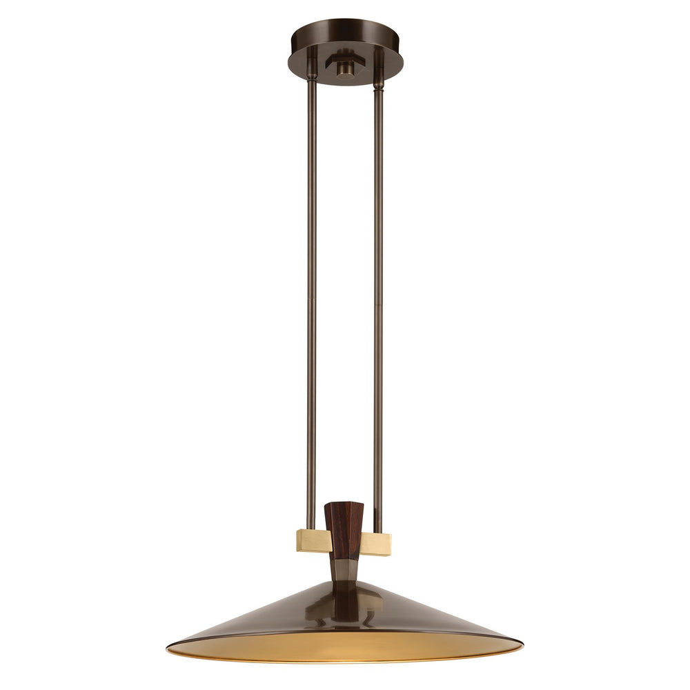 Kichler Canada - LED Pendant - Tenon - Lacquered Bronze- Union Lighting Luminaires Decor
