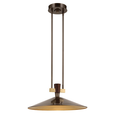 Kichler Canada - LED Pendant - Tenon - Lacquered Bronze- Union Lighting Luminaires Decor