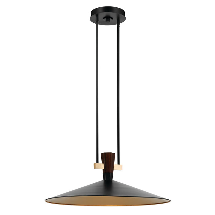 Kichler Canada - LED Pendant - Tenon - Black- Union Lighting Luminaires Decor