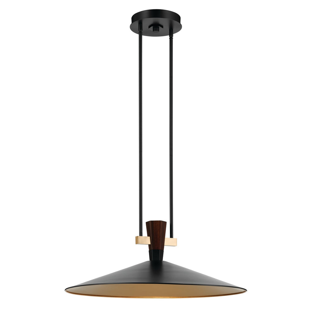 Kichler Canada - LED Pendant - Tenon - Black- Union Lighting Luminaires Decor