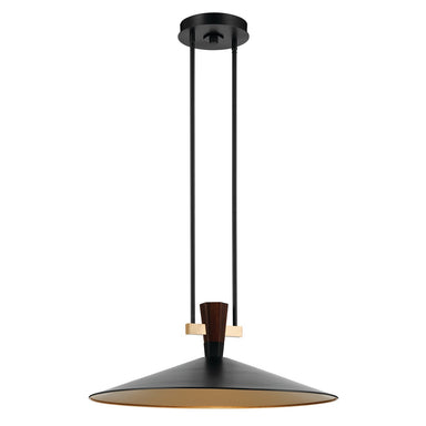 Kichler Canada - LED Pendant - Tenon - Black- Union Lighting Luminaires Decor